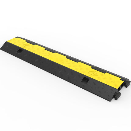 Cable Protector Ramp, 2-Channel, 11,000 lb, 3-Pack
