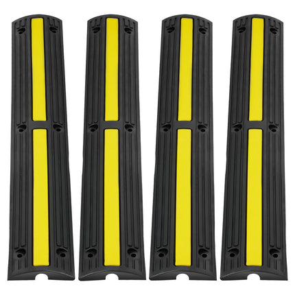 Cable Protector Ramp – 4-Pack 1-Channel, 18,000 lb Capacity