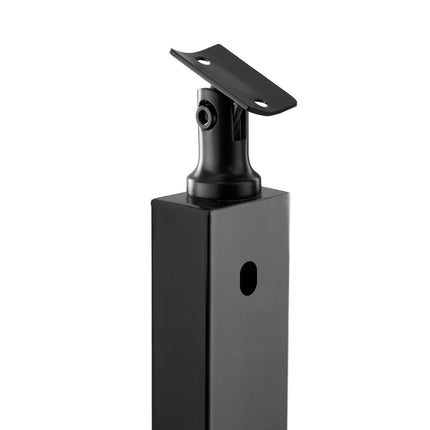 Cable Railing Post, 36 Inch, 30 Pre-Drilled, Black