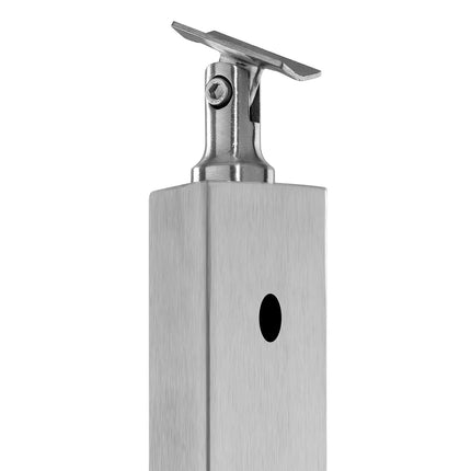 Cable Railing Post, 36-Inch Stainless Steel, Pre-Drilled