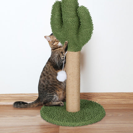 Cactus scratching post