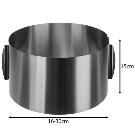 Torto forma/konditerijos kraštas 15 cm Ruhhy 24618