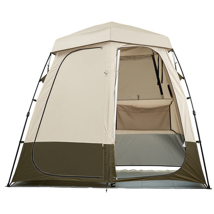 Camping Shower Tent, 2-Room Foldable Privacy, UPF 50
