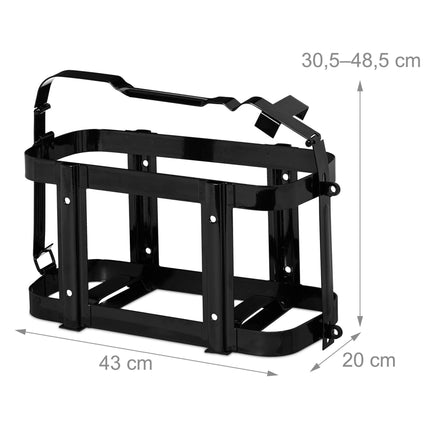 Can holder in metal