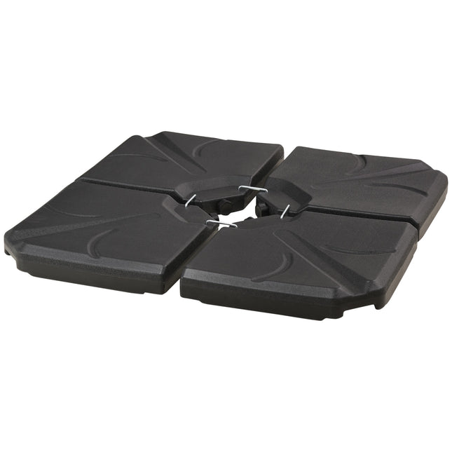 Konsoliniai skėčio pagrindo svarmenys, HDPE, 56 kg keliamoji galia