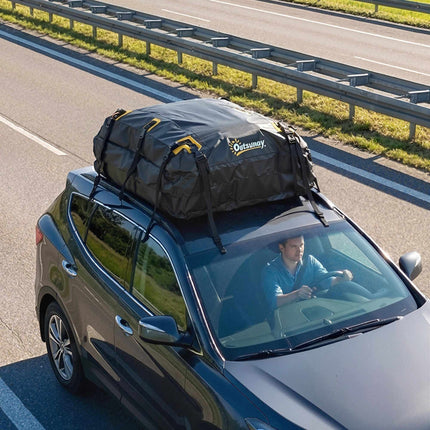 Automobilio stogo krovinių dėžė, 21 kubinė pėda, atspari vandeniui su dirželiais