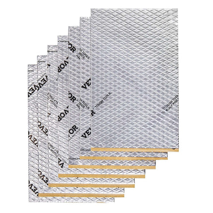 Car Sound Deadening Mat, Butyl 50 mil, 52 Sq Ft