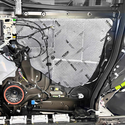 Car Sound Deadening Mat, Butyl 50 mil, 52 Sq Ft
