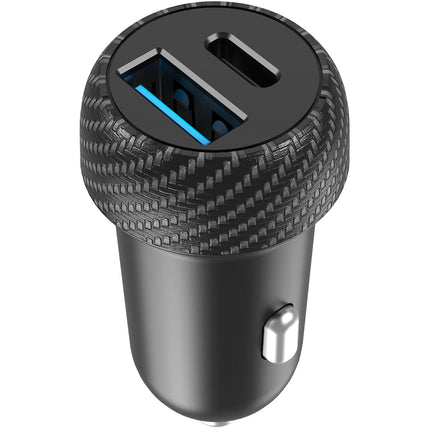 Car charger 1xUSB-C PD 1xUSB-A 35W
