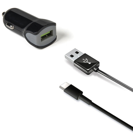 Car charger + USB-C cable 2.4A 12W