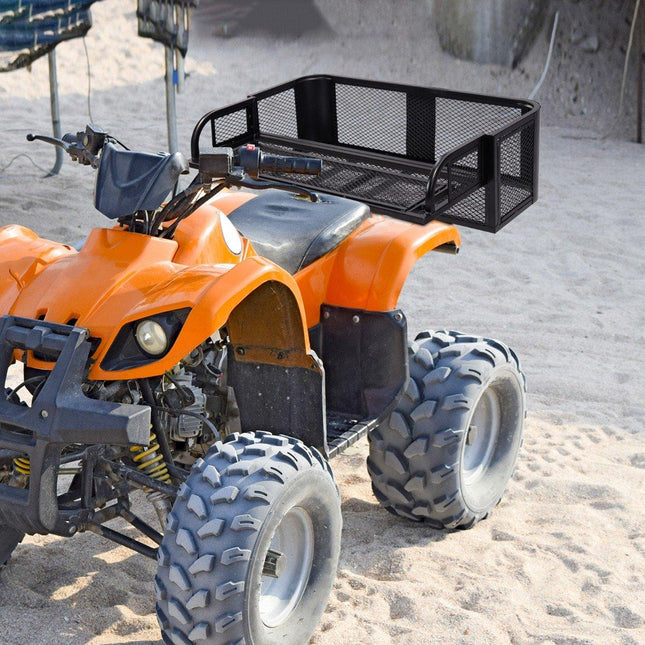 Krovinių krepšys ATV/UTV universaliam galiniam bagažui su tinklelio dizaino galiniu daiktadėže 104 x 67 x 31,5 cm