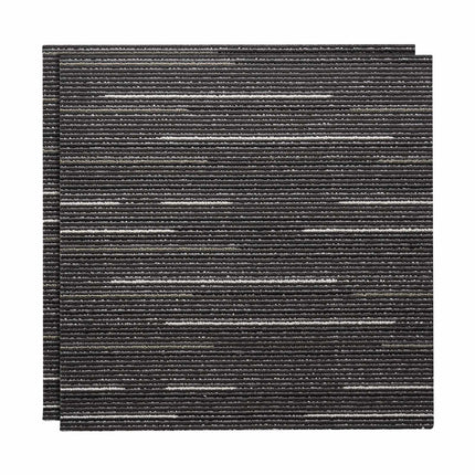 Carpet Tiles, 24-Pack 24x24 Inch, Reusable Non-Slip Gray