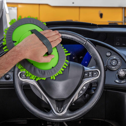 Automobilių plovimo šepetys su teleskopine rankena