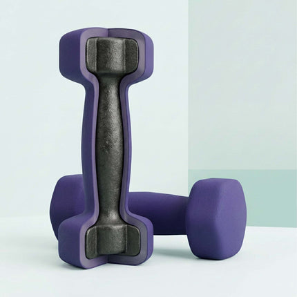 Ketaus hantelių pora, ergonomiška rankena, neslystanti danga
