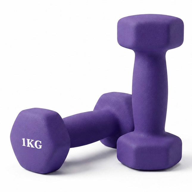 Ketaus hanteliai su ergonomiška rankena