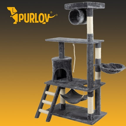 Kačių medis 141 cm pilkas Purlov 21713