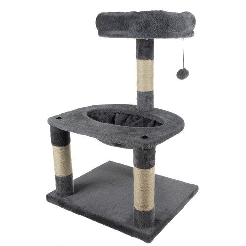 Cat tree 71cm gray Purlov 21711