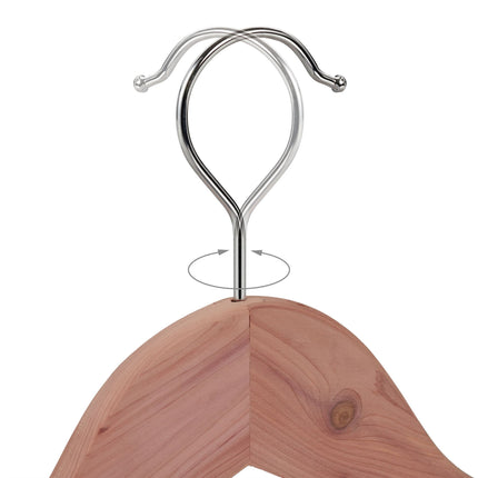 Cedarwood Coat Hangers Set of 6