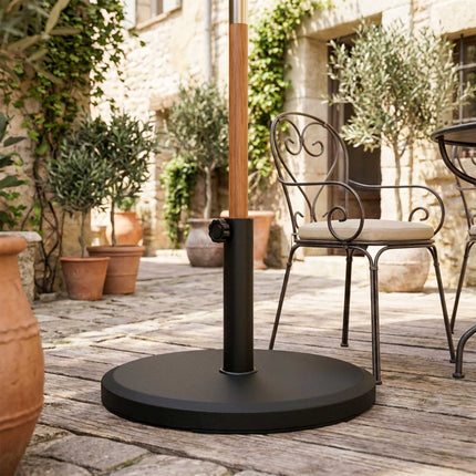 Cementinis skėčio pagrindas, 13 kg, apvalus, tinka 34/38/48 mm stulpams