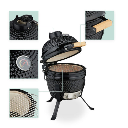 Keraminės Kamado kepsninės - universalios kepimui ant grotelių ir kepimui