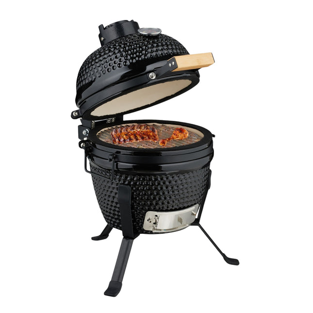 Keraminės Kamado kepsninės - universalios kepimui ant grotelių ir kepimui