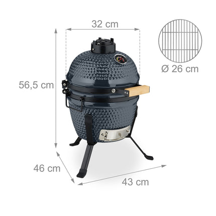 Keraminės Kamado kepsninės - universalios kepimui ant grotelių ir kepimui