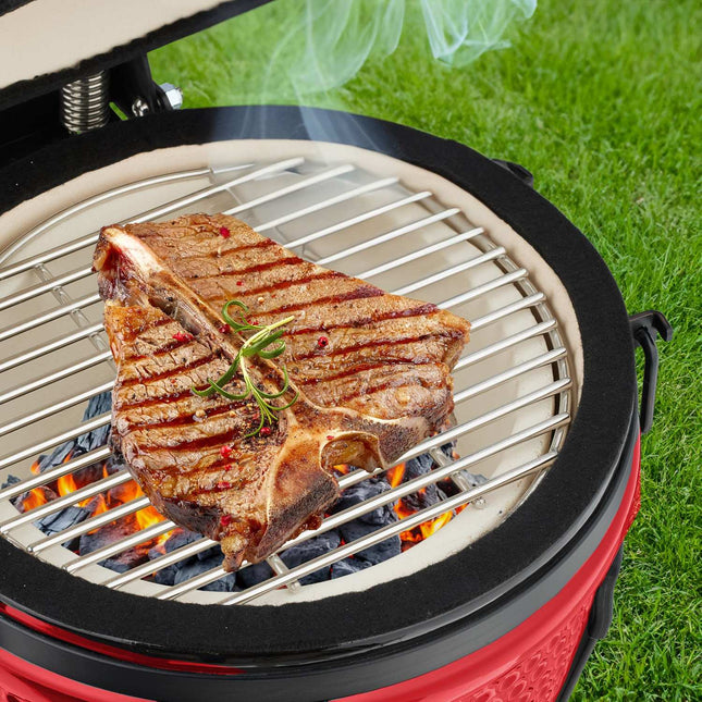 Keraminės Kamado kepsninės - universalios kepimui ant grotelių ir kepimui