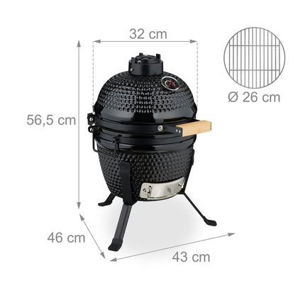 Keraminės Kamado kepsninės - universalios kepimui ant grotelių ir kepimui