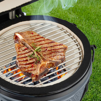 Keraminės Kamado kepsninės - universalios kepimui ant grotelių ir kepimui