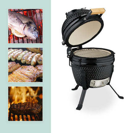 Keraminės Kamado kepsninės - universalios kepimui ant grotelių ir kepimui