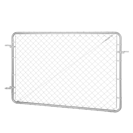 Chain Link Fence Gate 72 x 48 in, Adjustable Width