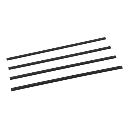 Chain Link Fence Privacy Slats, Bottom-Locking, 6 Ft, Black