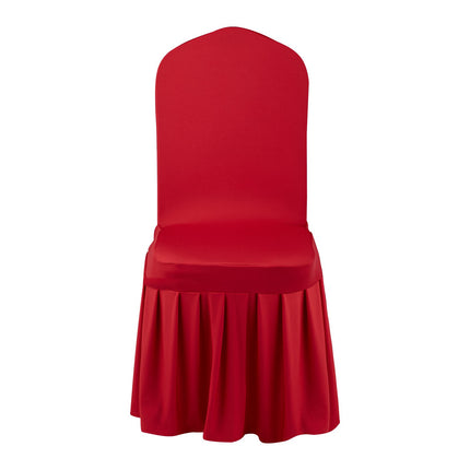 Chair Covers, 30-Pack Red Stretch Polyester Spandex