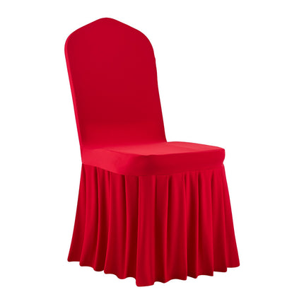 Chair Covers, 30-Pack Red Stretch Polyester Spandex