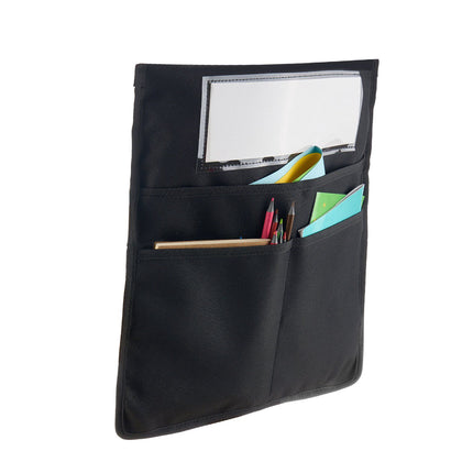 Chairback Pockets, 24-Pack 14 x 15 in, Name Tag, Black