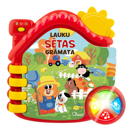 Interaktyvus knygų ūkis „Chicco“ (latvių kalba)