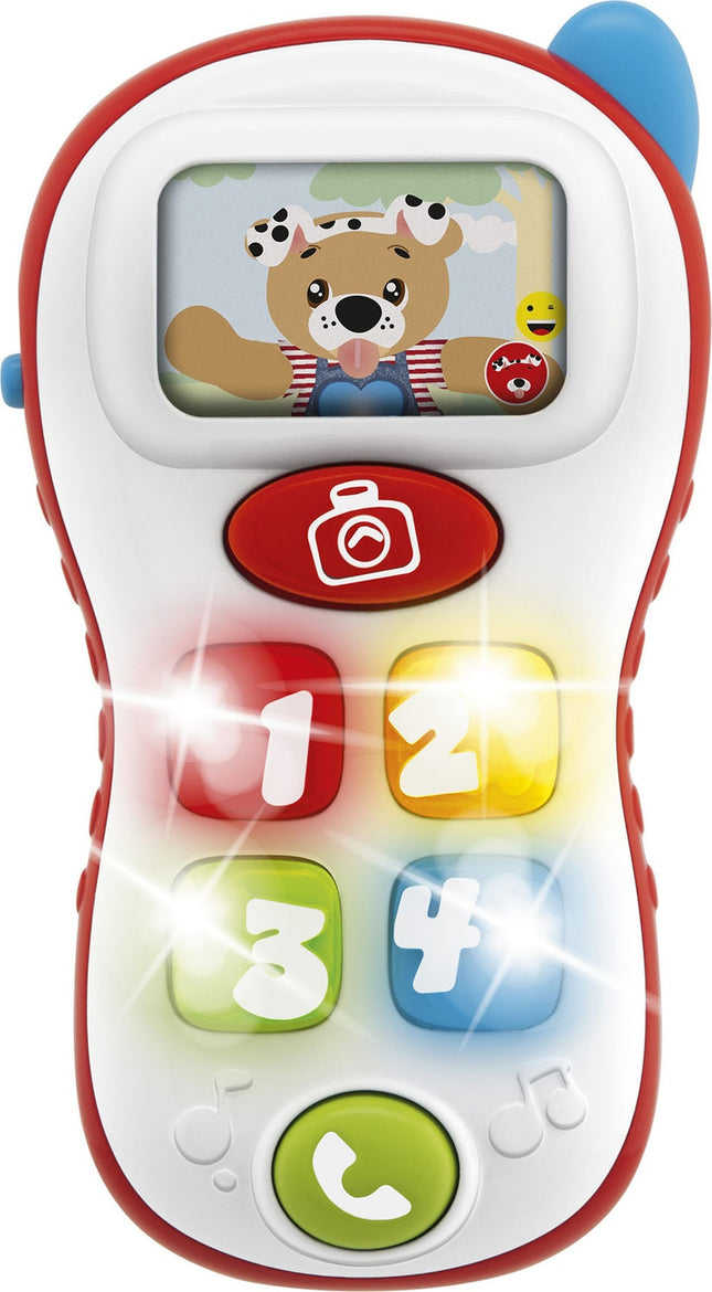 „Chicco“ asmenukių telefonas (anglų ir latvių kalbomis)