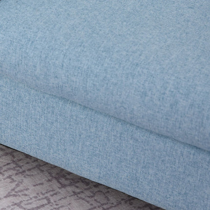Blue armchair sofa for children with cushion, non-slip feet