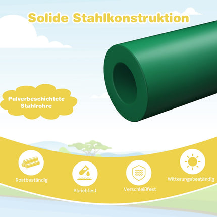 Vaikų laipiojimo kupolas su čiuožykla, 180 kg talpa
