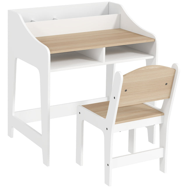 Vaikiškas stalo ir kėdės komplektas, ergonomiškas, 3-8 metų amžiaus