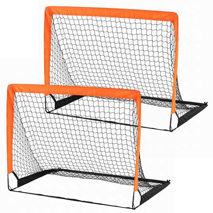 Vaikiški futbolo vartai, 182x120 cm, žali, sulankstomi