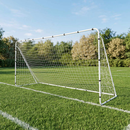 Vaikiški metaliniai futbolo vartai 367x181 cm su PE tinklu