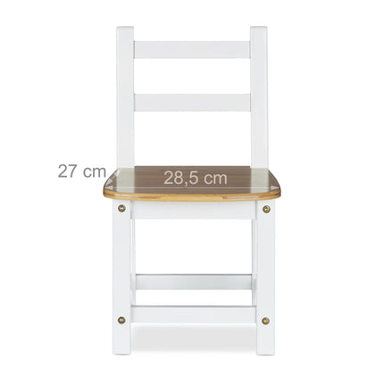 Children's chair RUSTICO white
