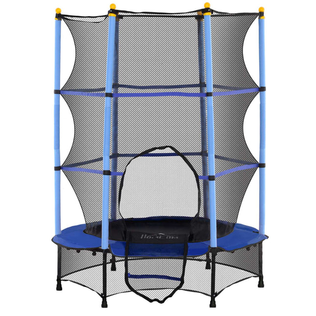 Garden trampoline for children with safety net Ø140 cm