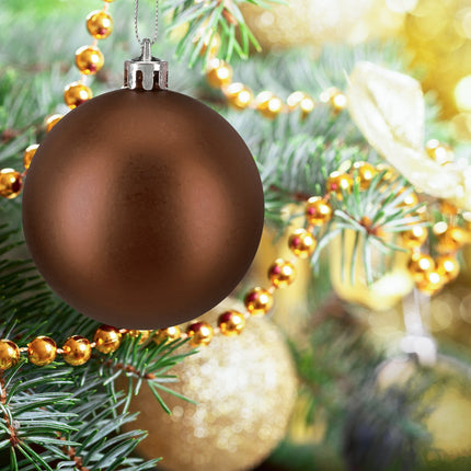 Christmas Tree Baubles Set, 100 Pieces, Matte/Glossy/Glitter