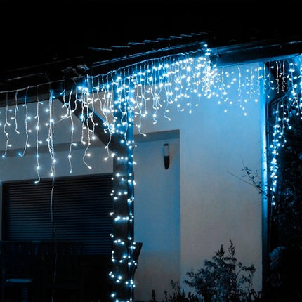 Kalėdinės lemputės - varvekliai 300 LED šaltai balta 31V