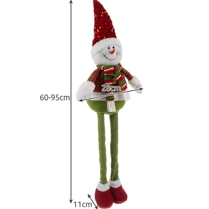Kalėdinis sniego senis - teleskopinis 95 cm Ruhhy 22331
