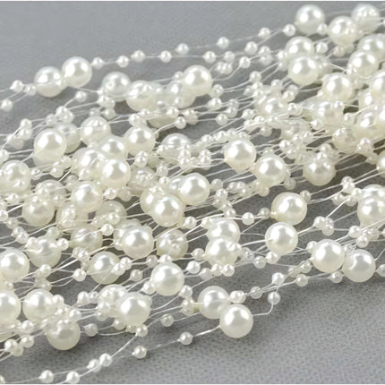 Christmas tree garland - pearls 5m Ruhhy 22499