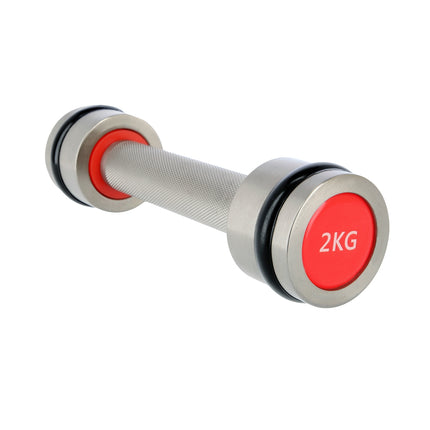 Chromuotas hantelių rinkinys, 2 x 2 kg, HMS Premium