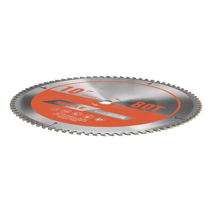 Circular Saw Blade 10-Inch 80T, 5/8 Arbor, Aluminum